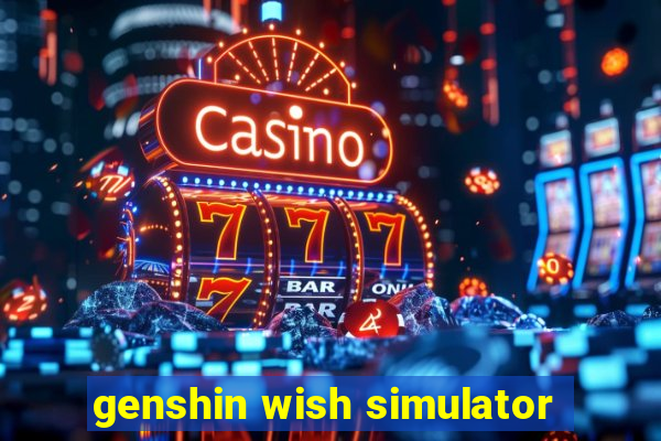 genshin wish simulator